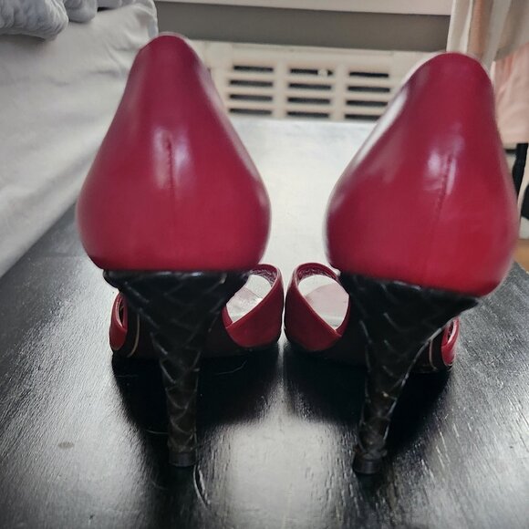 Bottega Veneta Red Leather pumps - Picture 3 of 4